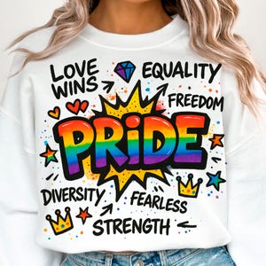 Pride-graffiti png, urban graffiti lgbt png, LGBT PNG, LGBTQ Png-sublimatieontwerp downloaden, zichtbaarheid png, vrijheid png, liefde wint png