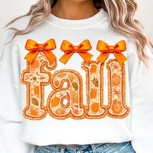 Preppy Lace Fall Lettering png Coquette Fall png Boho Cottage Core stitched font fall Ditsy Flowers Fall png Autumn png Lace Fall png Retro