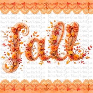 Trendy Preppy Lace Fall Coquette png Victorian Cottage Core Ditsy Flowers Fall png Autumn png Girly Floral Fall png Lace Fall png Retro