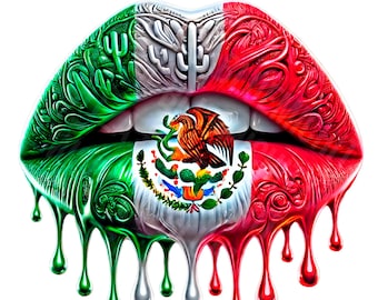 リアルなメキシコの唇のpng、ビバメキシコpng、メキシコ独立記念日のpng、メキシコのクリップアート、メキシコのクリップアート、メキシコのdtf転送、メキシコの国旗