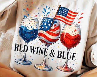Red wine & blue PNG Flag 4th Of July wine png 4th of july png America png, Independence Day png Funny 4th of july png Sublimation Designs