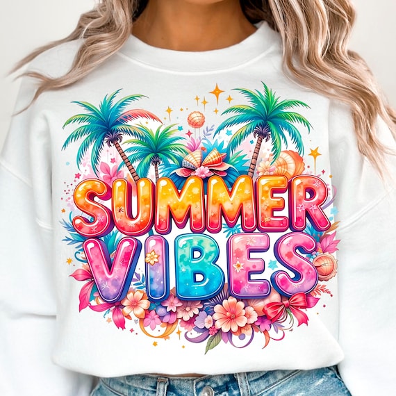 Summer Vibes Coquette PNG, Summer Shirt PNG, Summer PNG, Summer Clipart, Hello Summer Png, Summer Png Designs, Funny Summer Png