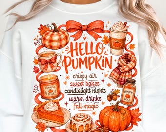 Herfst Coquette Bow PNG, Herfst PNG-ontwerp, Lintrandframe Sublimatie, Pompoen, Latte Clipart, Direct downloaden