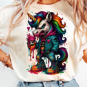 Licorne du mois de la fierté png Licorne colorée, lgbtq+ png, lgbt png, arc-en-ciel png streetwear Licorne graffiti PNG Clipart mois de la fierté colorée png