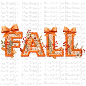 Preppy Lace Fall Lettering png Coquette Fall png Boho Cottage Core stitched font fall Ditsy Flowers Fall png Autumn png Lace Fall png Retro