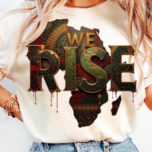 We Rise African American Map Flagge verwurzelt in der Geschichte juneteenth png Schwarze Geschichte png Freiheit Tag png Schwarze Frauen 1865 png Digitaler Download