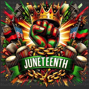 Juneteenth グラフィティ PNG 昇華デザイン ダウンロード、Juneteenth エアブラシ PNG デジタル ダウンロード、レトロ Juneteenth PNG、黒人歴史 PNG
