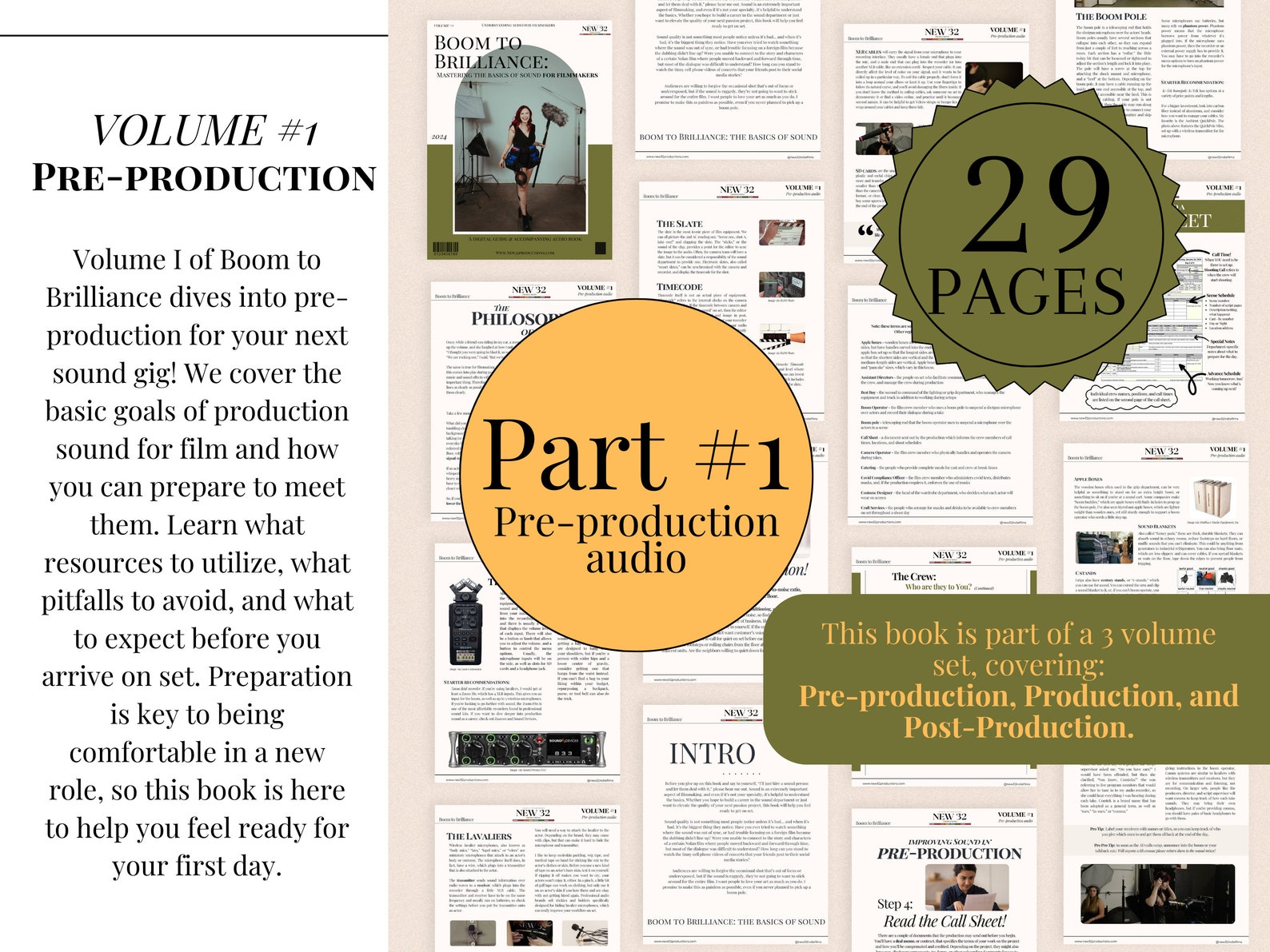 Independent Filmmaking Fundamentals of Audio Resource - Etsy