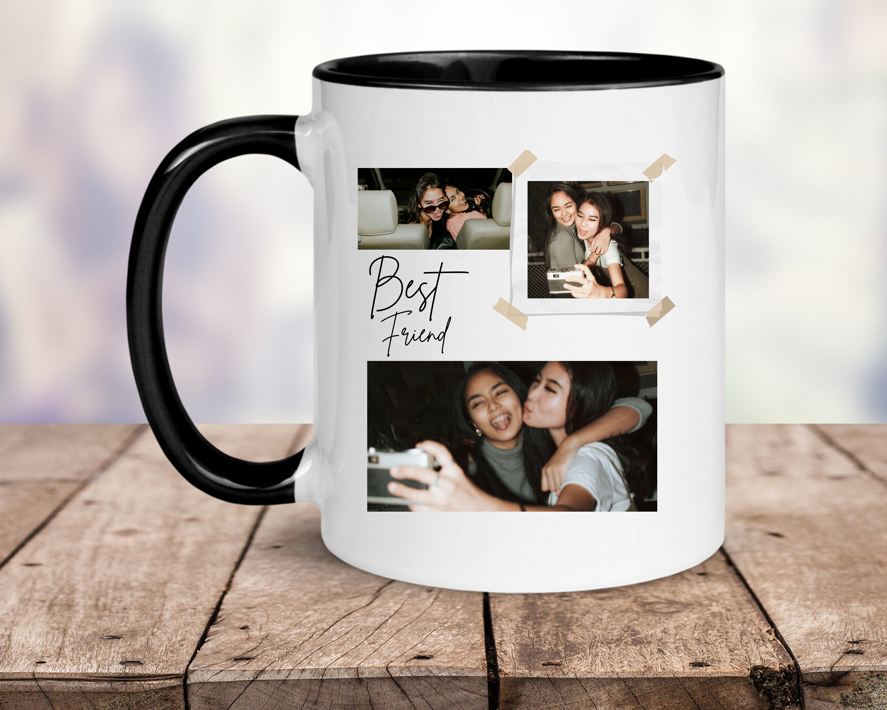 Personalized Women Best Friend Coffee Mug, Custom Soul Sister Gift for ...
