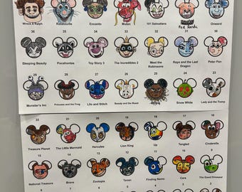 Cuenta regresiva de 100 días para ver películas de Disney / Cuenta regresiva para vacaciones imprimible / Descarga digital / Cuenta regresiva para viajes a Disney