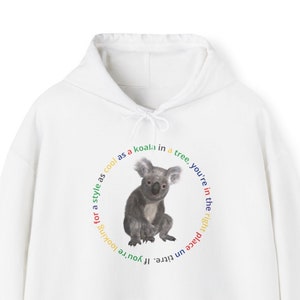 Koala hoodie with ears hot sale