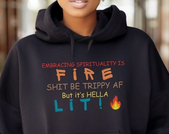 Spirituality Hoodie Spiritual hoodie festival Clothing good vibes sweatshirt meditation pullover Inspirational Sweatshirt Self love vibes