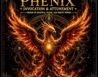 Phenix Invocation & Attunement – Demon of Renewal, Flame, and Poetic Power | Occult Empowerment | Spiritual Connection Ritual | Sigil