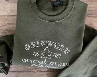 Embroidered Griswold Christmas Sweatshirt