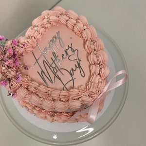 Ciondoli per torte per la festa della mamma, decorazioni glitterate, decorazioni personalizzate, decorazioni personalizzate, decorazioni per la festa della mamma, decorazioni per la mamma