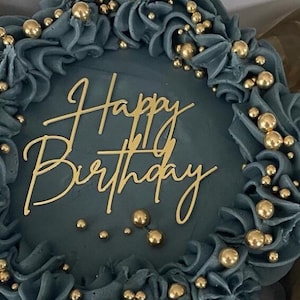 Personalisierter Kuchen Name Charm, Benutzerdefinierte Glitter Spiegel Kuchen Charm, alles Gute zum Geburtstag Cake Charm Topper
