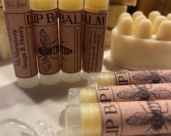 Lip Balm  our local raw unfiltered honey  fragrance free  non toxic