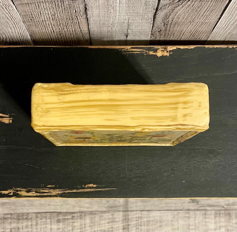 Sunflower Rustic Cottage Fall Tray Home Decore, Primitive Country Garden Tabletop Display, Vintage Style Farmhouse Decorator Gift Gardeners image 5