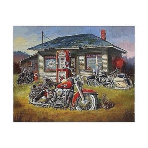Vintage Motorcycle Puzzle (110, 252, 520, 1014-piece)