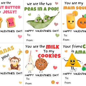 6 cartes de Saint-Valentin imprimables