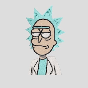 bored rick embroidery design pes,jef,dst,emb