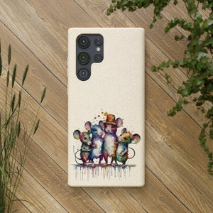 Nature-Friendly Biodegradable Samsung Smartphone cases with gift packaging. Eco friendly, Ecological, Plastic-Free image 1