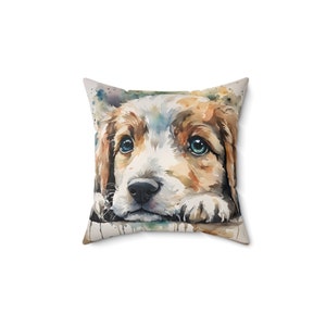 Beautiful Puppy Pillow 'Buddy' image 1