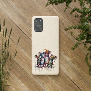 Nature-Friendly Biodegradable Samsung Smartphone cases with gift packaging. Eco friendly, Ecological, Plastic-Free image 2