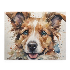 This puppy/dog puzzle is a brain-teasing jigsaw game featuring a pet-themed design, perfect as an educational toy and interactive indoor activity for family entertainment.