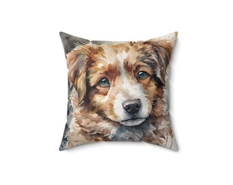 Beautiful Puppy Pillow 'Biscuit'