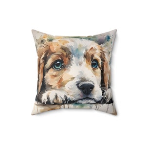 Beautiful Puppy Pillow 'Buddy' image 5