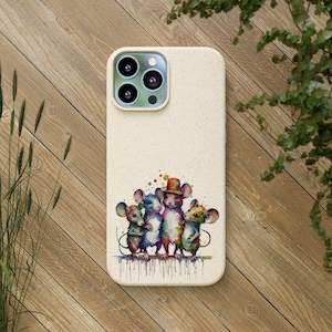 iPhone Nature-Friendly Biodegradable Smartphone cases with gift packaging for your iPhone. Eco friendly, Ecological, Plastic-Free image 1