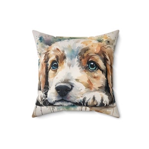 Beautiful Puppy Pillow 'Buddy' image 6