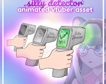 DETECTOR DE BOBAGEM - Recurso animado para Vtubers - Item pronto para Vtube Studio - Recursos de memes engraçados - Transmissão da Twitch