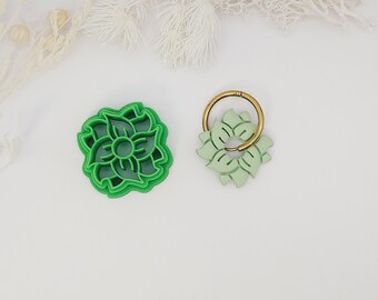 3D Cookie Cutters for Jewelry Making and Interchangeable Polymer Clay Hoop Earrings