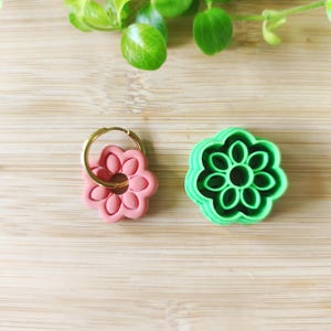 3D Cookie Cutters for Jewelry Making and Interchangeable Polymer Clay Hoop Earrings