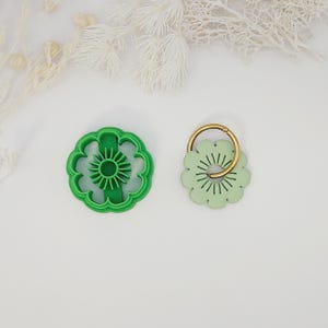 3D Cookie Cutters for Jewelry Making and Interchangeable Polymer Clay Hoop Earrings