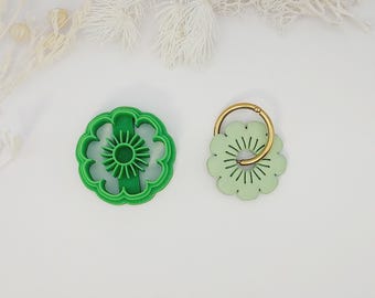 Cortadores de galletas 3D para hacer joyas y aros de arcilla polimérica intercambiables