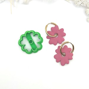 3D Cookie Cutters for Jewelry Making and Interchangeable Polymer Clay Hoop Earrings