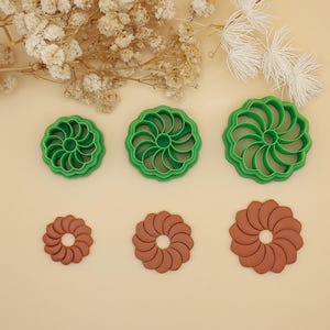 3D Cookie Cutters for Jewelry Making and Interchangeable Polymer Clay Hoop Earrings