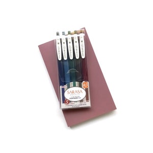 Zebra Sarasa - Clip - Vintage 5 Colors - 0.5mm - Set 1