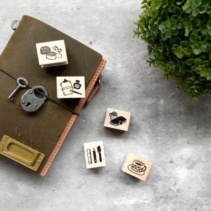 Hankodori - Rubber Stamps - Collaboration with Kiroku - Little Stamps Set