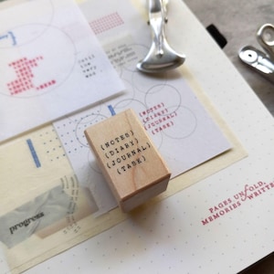 Nyret Design Rubber Stamps - Vol 10 Daily Aesthetic - No. 55 Task