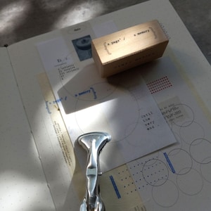 Nyret Design Rubber Stamps - Vol 10 Daily Aesthetic - No. 51 A Page A Memory