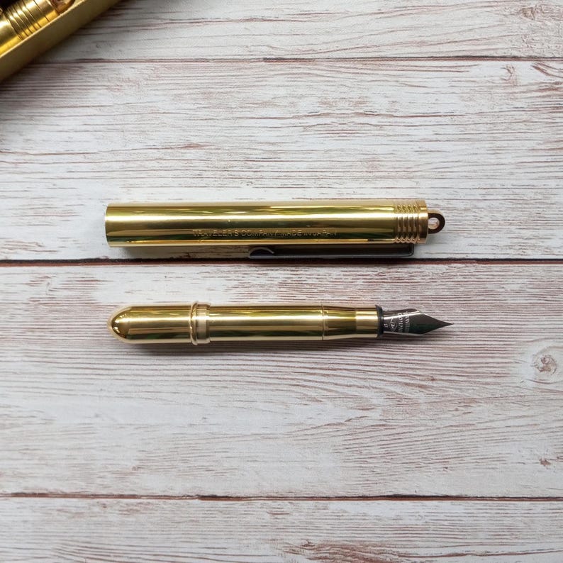 Traveler's Company - Brass Fountain Pen image 4