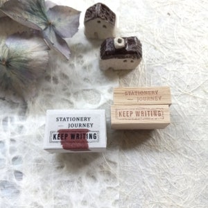 PensPapersPlanner - Rubber Stamps - Series V - Stationery Journey - Keep Writing