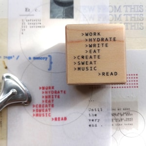 Nyret Design Rubber Stamps - Vol 10 Daily Aesthetic - No. 53 Reminder