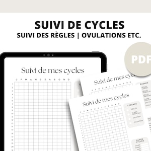 May include: A digital printable PDF document for tracking menstrual cycles. The document includes a calendar grid for tracking periods, ovulation, and cervical mucus. The document also includes a legend to explain the symbols used in the calendar.