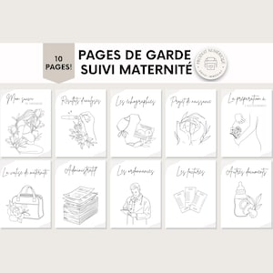 Pages de garde pour suivi à la maternité | en français | PDF | Imprimable | Suivi de la grossesse.