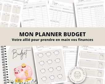 My Complete Budget Planner | 25 pages | in French | PDF | Printable | Savings